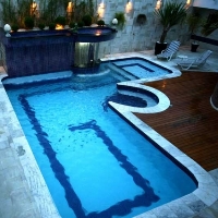 Indoor inground pool Indoor inground pool